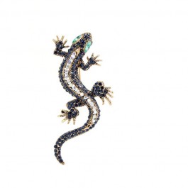 Брошь  Ящерица 8579-золото