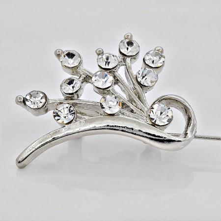 Брошь "Зимняя сказка" 589-10 фото | Brulik