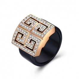 Позолоченное кольцо Italina 310894