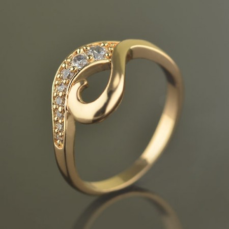 Позолоченное кольцо XP  1771 фото | Brulik