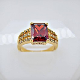 Роскошное кольцо  11261 - красный