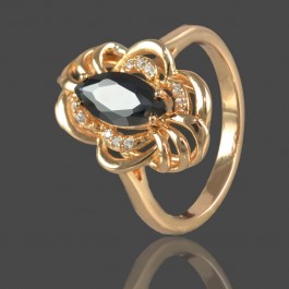 Позолоченное кольцо XP 1836-черный