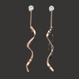 Позолоченные серьги XP 9714