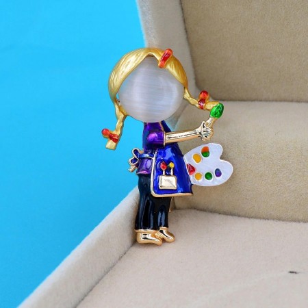 Брошь "Художник" 8750 фото | Brulik