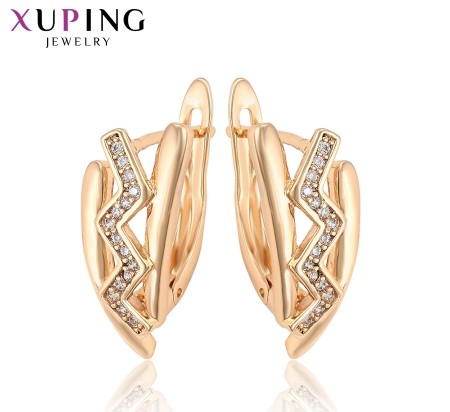 Позолоченные серьги  XP 98140 фото | Brulik