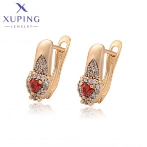 Позолочені сережки Xuping X001116024 фото | Brulik