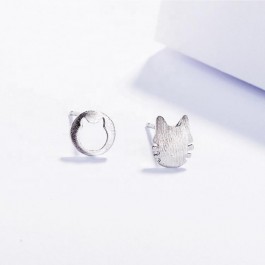 Серьги-гвоздики серебрянные W-135