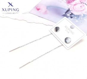 Сталеві сережки протяжки Xuping 24771 фото | Brulik