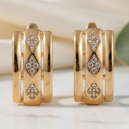 Позолочені сережки  Xuping 23813