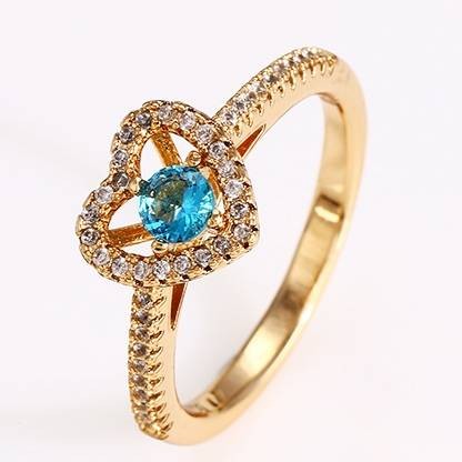 Изящное ювелирное кольцо "Сердце" 12693 фото | Brulik