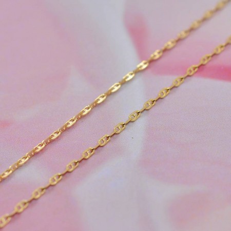 Позолоченная цепочка 18К 10-4118 фото | Brulik