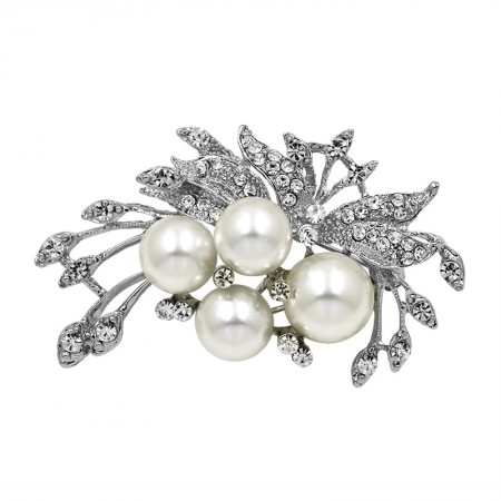 Брошь с жемчужинами 8252 фото | Brulik