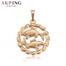 Позолочений кулон Xuping  34972-риби