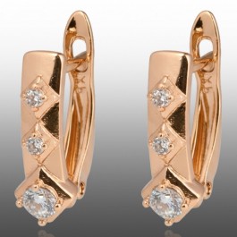 Позолочені сережки Xuping 24656