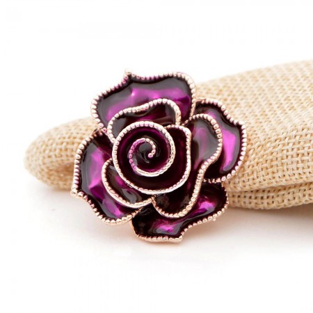 Брошь 8571-фиолетовый фото | Brulik