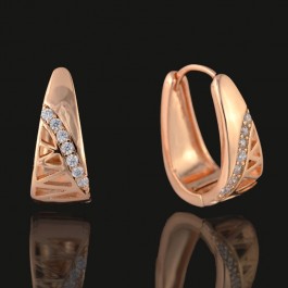 Позолоченные серьги XP 9488