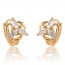 Изумительные серьги Xuping 28230 - белый фото | Brulik