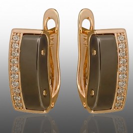 Позолочені сережки з емаллю Xuping 24326