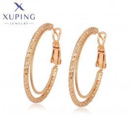 Позолочені сережки кільця Xuping X001021371