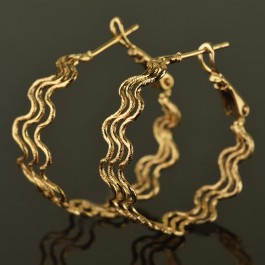 Позолоченные серьги-кольца XP 2990