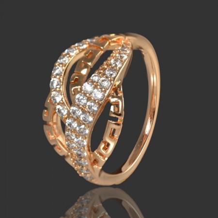 Кольцо позолоченное XP 1692 фото | Brulik