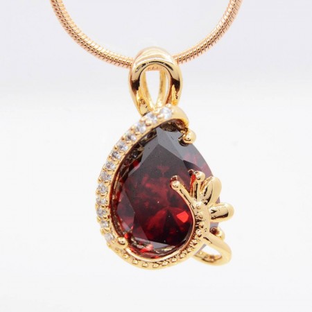 Чарующий кулон Xuping 32683-красный  фото | Brulik