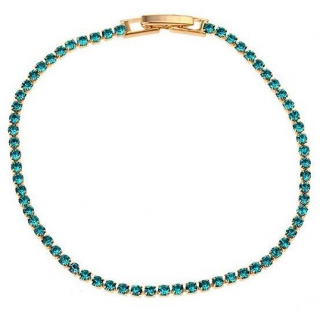 Браслет "Lindo" 73077-бирюза фото | Brulik