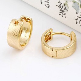 Изящные серьги-колечки 18К 92271