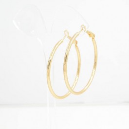 Позолоченные серьги колечки 2206