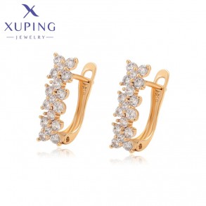 Позолочені сережки  Xuping X000768013 фото | Brulik