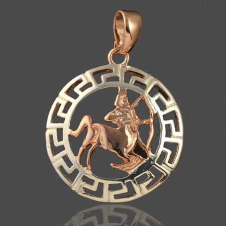 Позолоченный кулон Fallon 96100053-стрелец фото | Brulik