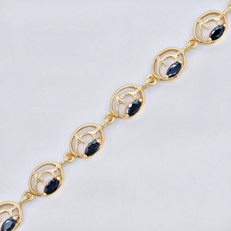 Неотразимый браслет 73109 - черный фото | Brulik