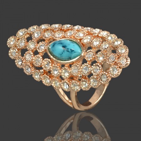 Позолоченное кольцо Fallon 8324114 фото | Brulik