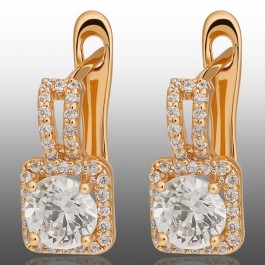 Позолочені сережки Xuping 24658