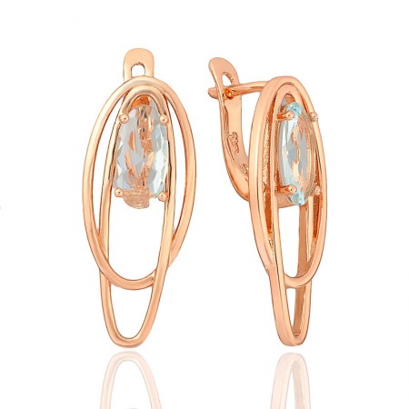 Позолоченные серьги Fallon 82202623 фото | Brulik