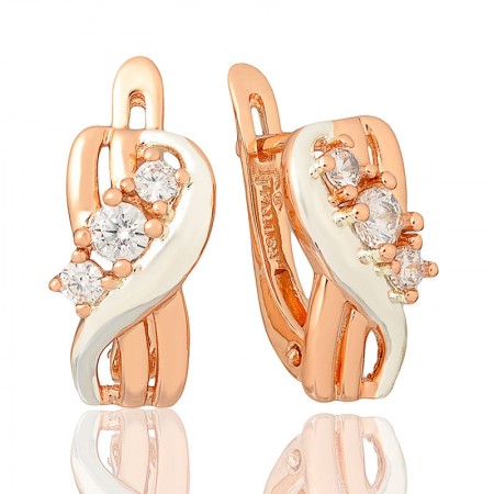 Позолоченные серьги Fallon 92202544 фото | Brulik