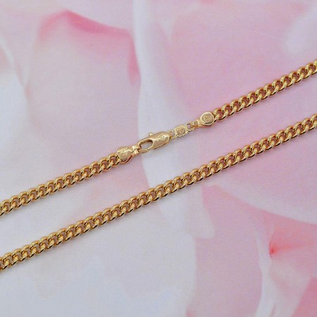 Позолоченная цепочка 18К 10-4181 фото | Brulik