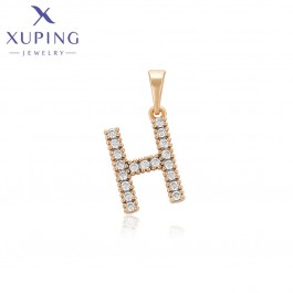 Позолочений кулон літера 