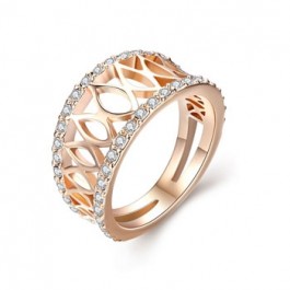 Позолоченное кольцо Italina 89148