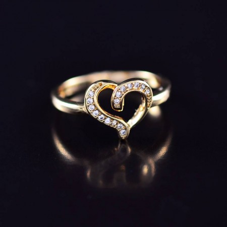 Прекрасное кольцо с фианитами оптом 10-1122 фото | Brulik