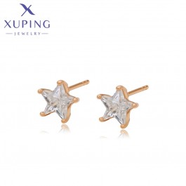 Позолочені сережки гвоздики Xuping X000688612