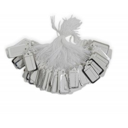 Бирки для бижутерии 13x24мм (100 шт.)-серебро