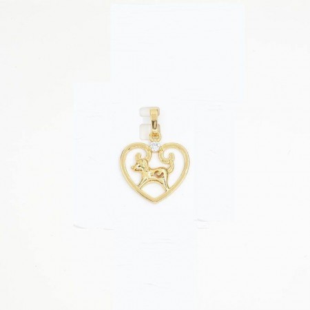 Кулон "Знаки Зодиака Восточный календарь" 10- 3003-собака фото | Brulik