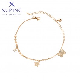 Позолочений  браслет на ногу Xuping X000719846