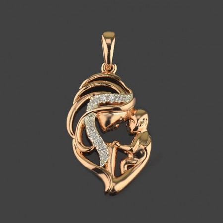 Позолоченный кулон Fallon 96200304 фото | Brulik