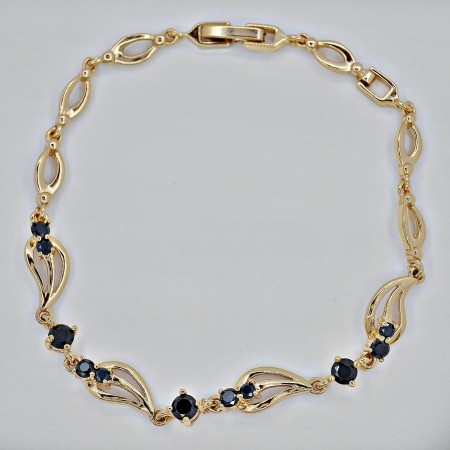 Милый браслет  72813 - черный фото | Brulik