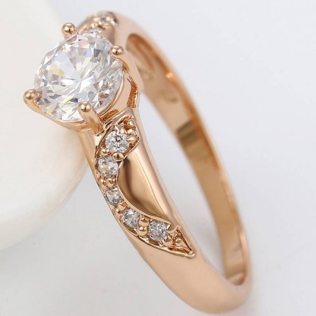 Великолепное кольцо с фианитами XP 13960  фото | Brulik