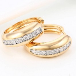 Роскошные серьги с фианитами 92202