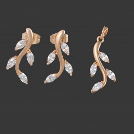 Позолоченный комплект XP 6954-белый