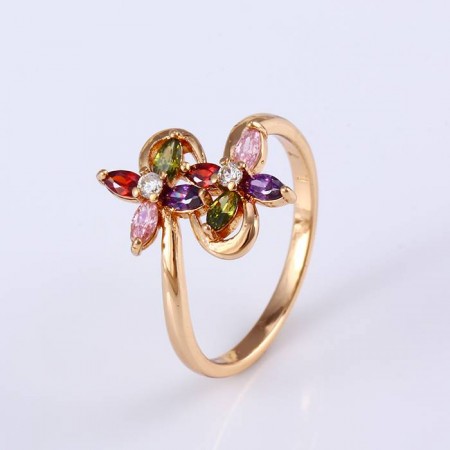 Кольцо с цветочками 11793 фото | Brulik